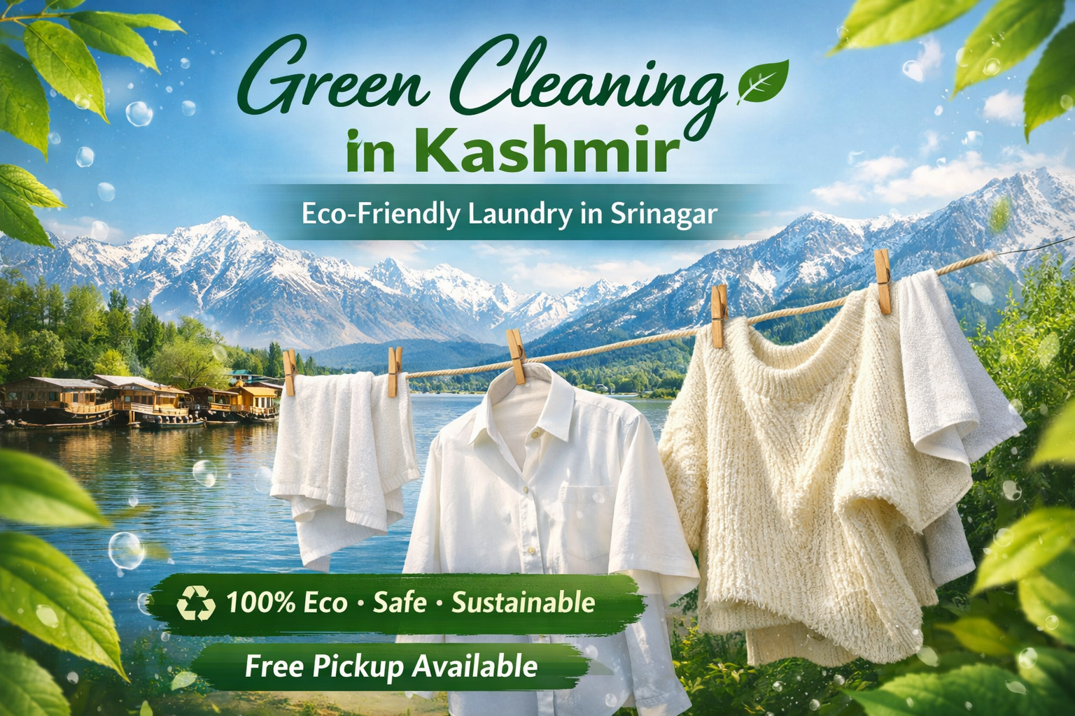 Green Cleaning in Kashmir: How Srinagar is Going Eco-Conscious