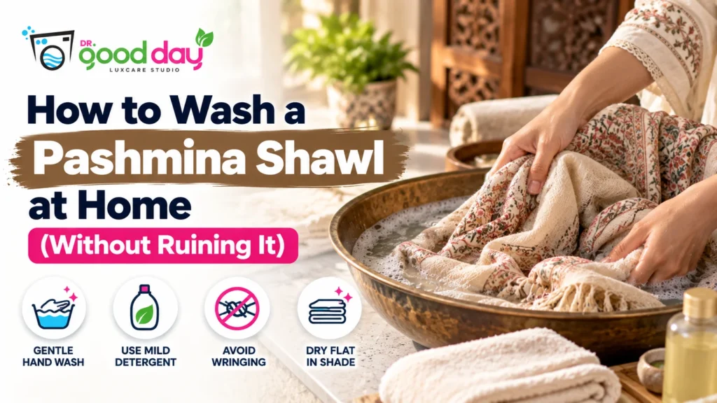 Pashmina Shawl Care at Home
