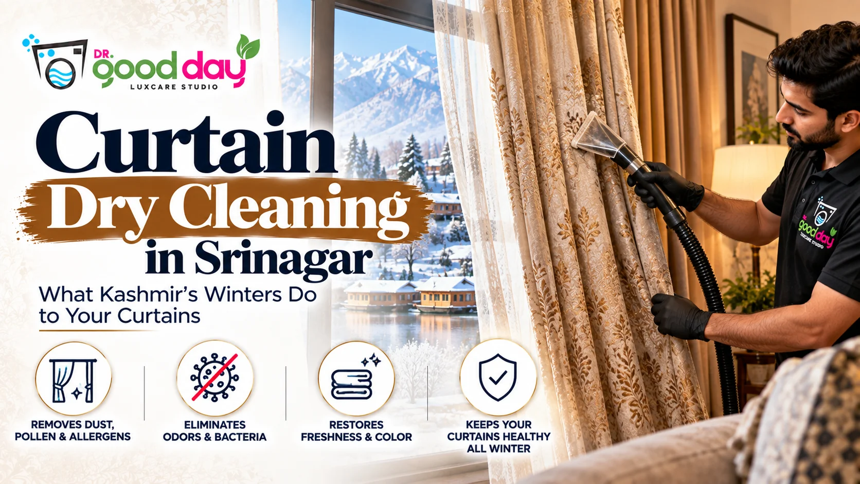 Winter Curtain Care in Srinagar